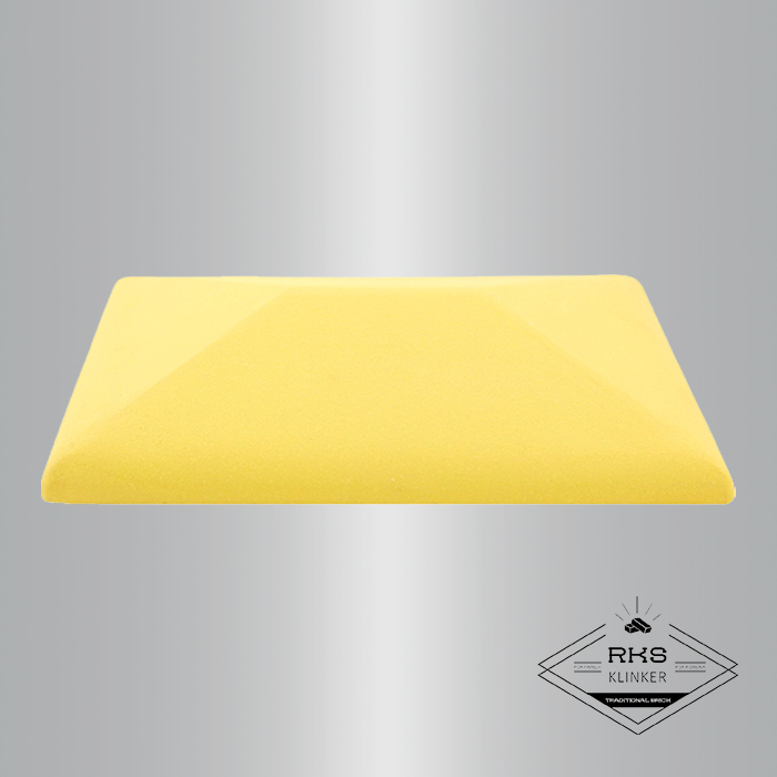 Клинкерный колпак на столб ZG Clinker, СР 300х425 мм, жёлтый в Тамбове